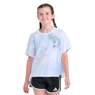 Adidas Big Girls' Drop Shoulder Tee