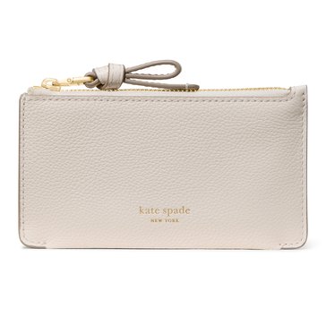 Kate Spade New York Loop Pebbled Leather East West Zip Card Case