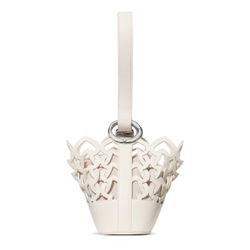 Kate Spade New York Halo Woven Leather Mini Bucket