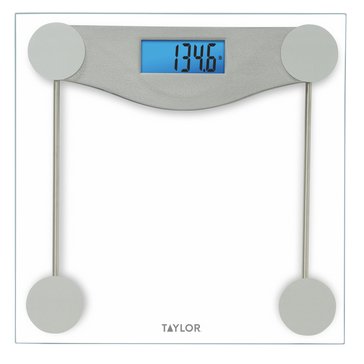 Taylor Digital Glass Scale with Stainless Steel Accents