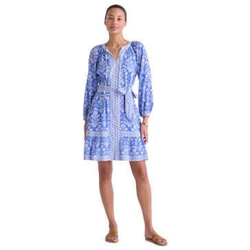 Vineyard Vines Women's Long Sleeve Belted Dress