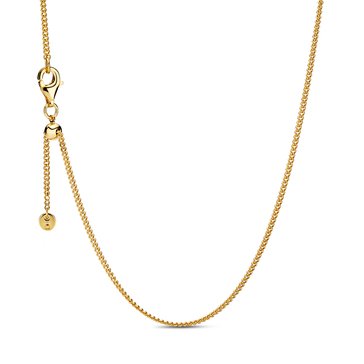 Pandora Sliding Clasp Curb Chain Necklace