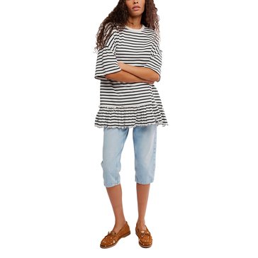 Free People Women's Why Yes Striped Tee