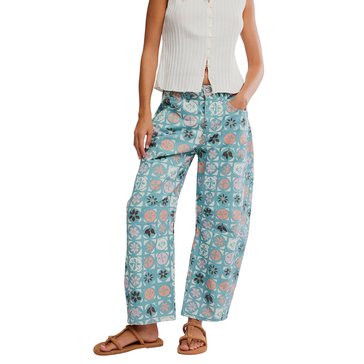 Free People Women's Good Luck Barrel Pants