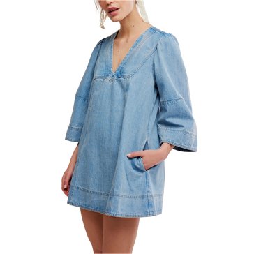 Free People Women's Goldie Ballon Sleeve Dress