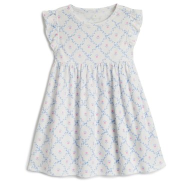 Wanderling Toddler Girls' Basket Floral Dress