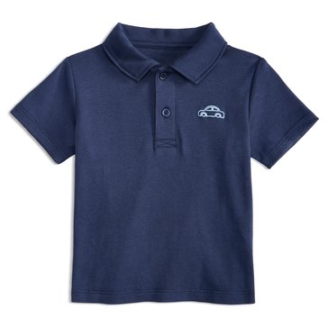 Wanderling Toddler Boys' Short Sleeve Mini Car Polo