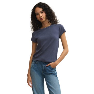 Z Supply Women's Short Sleeve Renae Rib Top