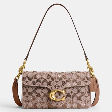 COACH Crystal Signature Soft Tabby Shoulder Bag 26