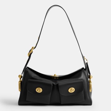 COACH The COACH Originals Natural Grain Leather Turnlock Haversack Bag