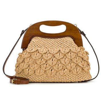 Patricia Nash Sandrine Wooden Frame Crossbody