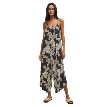 Z Supply Women's Flared Asha Floral Jumpsuit