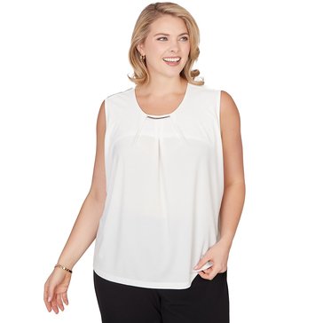 Emaline Women's Crepe Knit Top  (Plus Size)