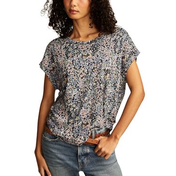 Lucky Brand Women's Sandwash Dolman Short Sleeve Tee