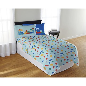 Jay Franco Lego Full Sheet Set