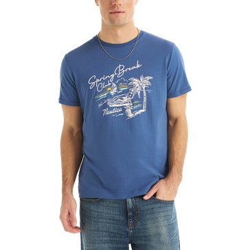 Nautica Men's Sustainable Spring Break Embroidered Tee
