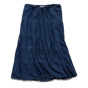 AE Women's Tiered Midi Skirt