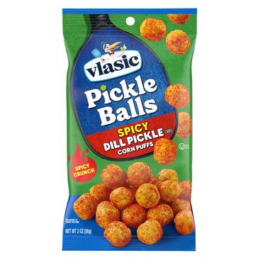 Vlasic Spicy Dill Pickle Flavored Corn Puffs, 2oz