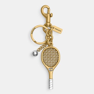 COACH Small Tennis Racket Bag Charm