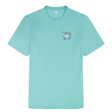 Izod Men's Short Sleeve Turtle Isle Graphic Tee