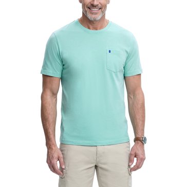 Izod Men's Short Sleeve Soft Wash Pocket Tee