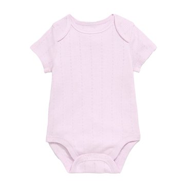 Old Navy Baby Girls' Short Sleeve Pointelle Bodysuit