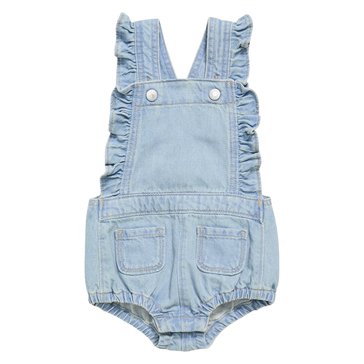 Old Navy Baby Girls' Denim Ruffle Bubble