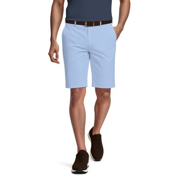 PGA Tour Men's Flat Front Active Waist Performance 9 inch Stretch Short