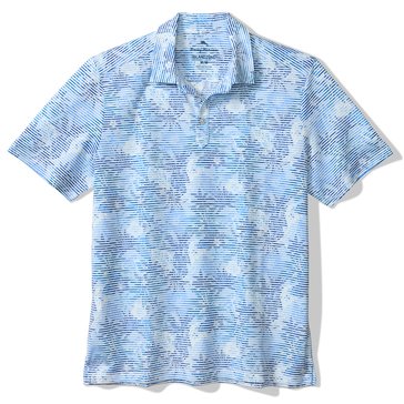 Tommy Bahama Men's Costa Wave Palm Azul Polo