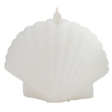Mud Pie Shell Flameless Candle