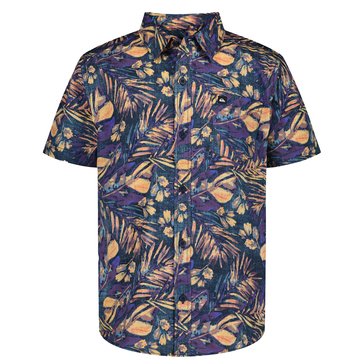 Quiksilver Big Boys' Heatmap Palm Classic Button Down Shirt