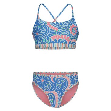 Roxy Big Girls' Reversible Cascais Bikini Set