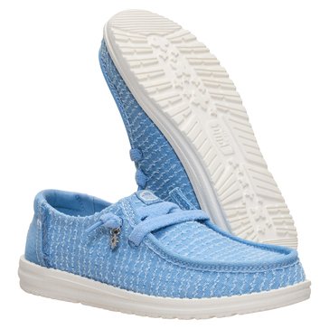 Hey Dude Women's Wendy Frayed Canvas Casual Shoe