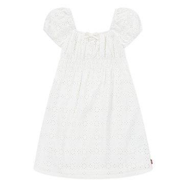 Levi's Little Girls' Short Sleeve Eyelet Dress