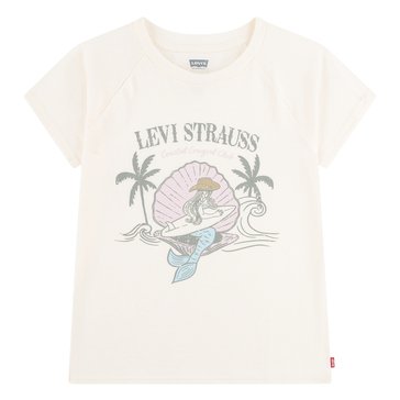 Levi's Big Girls' Mermaid Short Sleeve Tee