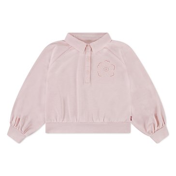 Levi's Big Girls' Voluminous Sleeve Collared Top