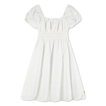 Levi's Big Girls' Short Sleeve Eyelet Dress