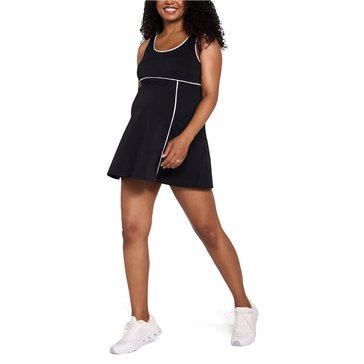 Motherhood Maternity Women's Jersey Active Racerback Dress with Shorts