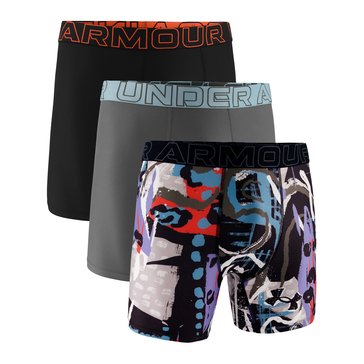 Under Armour Men's Performance Tech Novelty Boxer Brief, 3-Pack