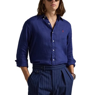 Polo Ralph Lauren Men's Classic Long Sleeve Linen Shirt