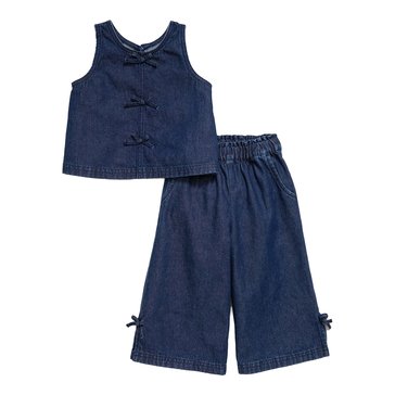 Old Navy Toddler Girls' Sleeveless Bow Top and Pant Set