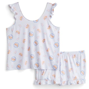 Yarn & Sea Women's Croissant Ruffle Boxer Set