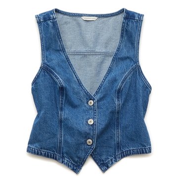 AE Women's Denim Vest