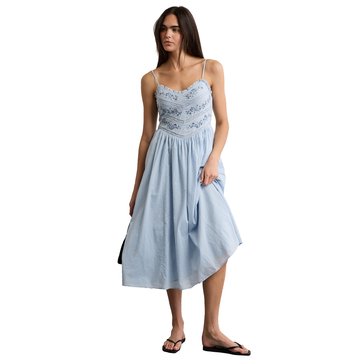 AE Women's Embroidered Midi Dress