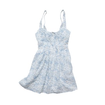 AE Women's Tie Front Corset Mini Dress