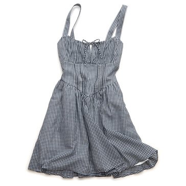 AE Women's Tie Front Corset Mini Dress