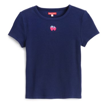 Liberty & Valor Big Girls' Strawberries Baby Tee