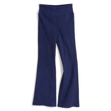 Liberty & Valor Big Girls' Ribbed Flare Leggings