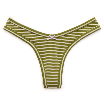 Aerie Women's Superchill Cotton Rib Thong Underwear