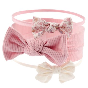 Carter's Baby Girls Textured Headwrap, 3-Pack